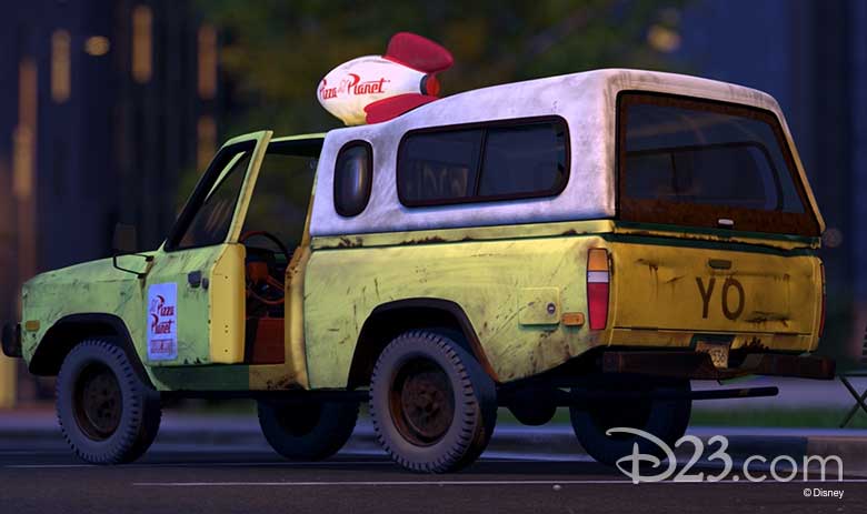 pizza planet truck