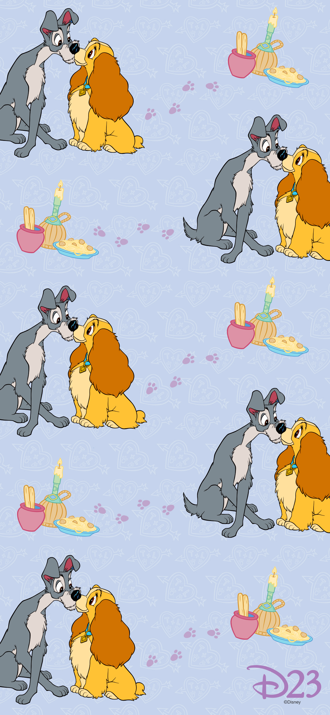 lady and the tramp wallpaper