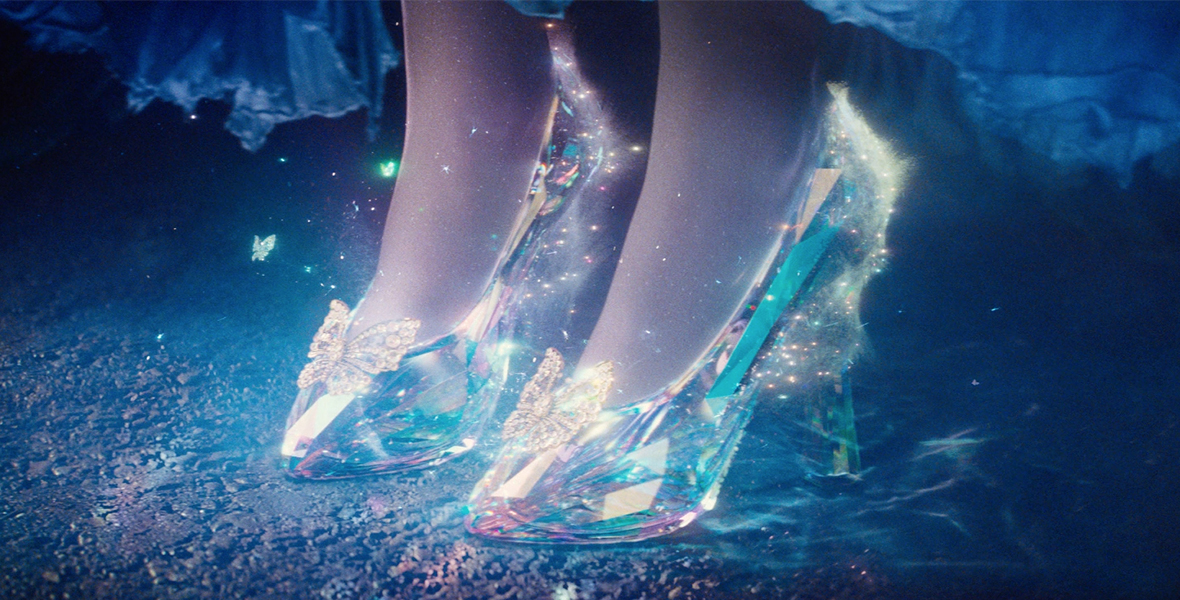 Cinderella movie 2015 glass slipper fashion news