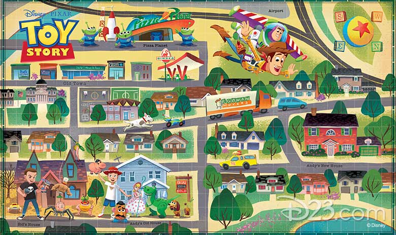 Toy Story - Disney Maps