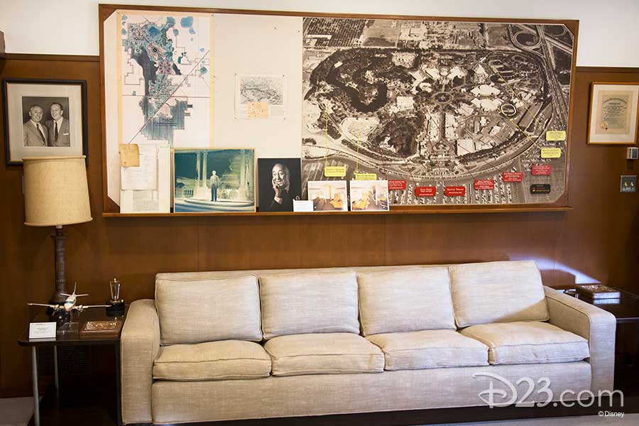 Walt's Office Map