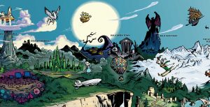 D23 Fantastic Worlds Map