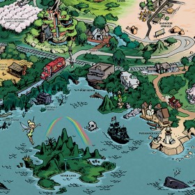 D23 Fantastic Worlds Map