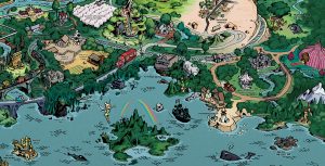 D23 Fantastic Worlds Map