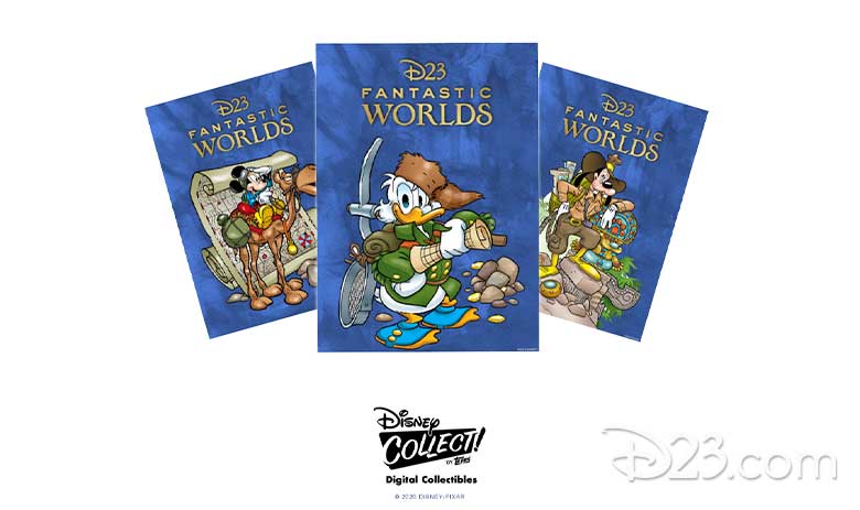 Celebrate D23 Fantastic Worlds with a Week of Disney Digital Collectible  Surprises from Topps! - D23