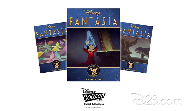D23 FANTASTIC WORLDS GOLD MEMBER EXCLUSIVE 5 CARD SET Topps DISNEY COLLECT DIGIT 