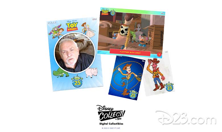 Disney Collect Topps Digital UP 10th Ann Story w/Award
