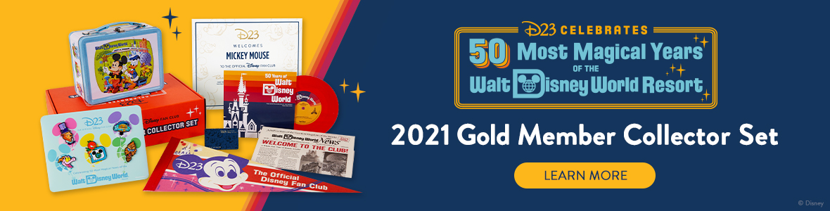 D23 Celebrates 50 Most Magical Years of the Walt Disney World Resort - 2021 Gold Member Collector Set - Learn More