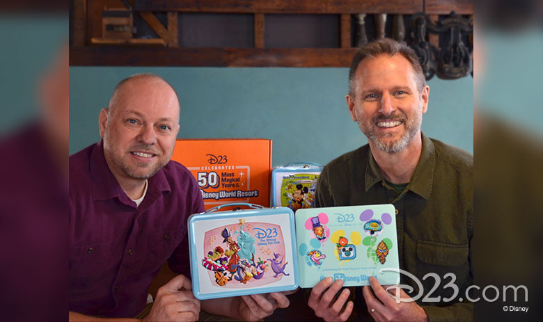 A Closer look at the D23 Vacation Kingdom Lunchbox with Kevin Kidney and  Jody Daily - D23