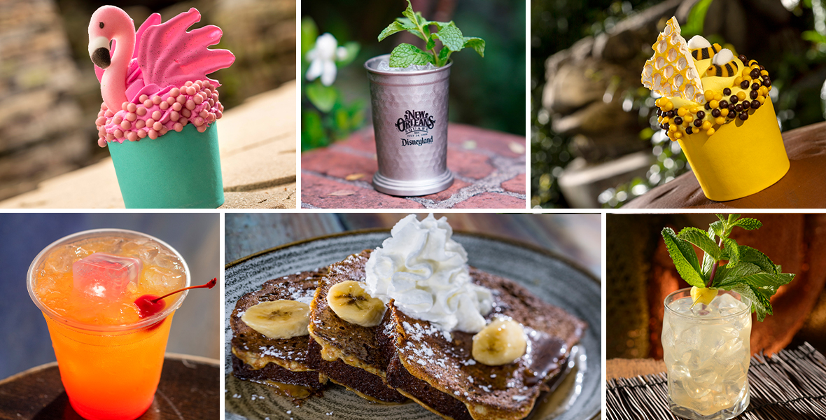 Delicious New Drinks And Food Headed To Blue Bayou Flame Tree Barbecue And More Locations D23