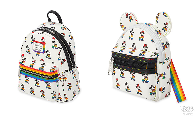 Disney Loungefly Rainbow Mickey Pride Mini Backpack