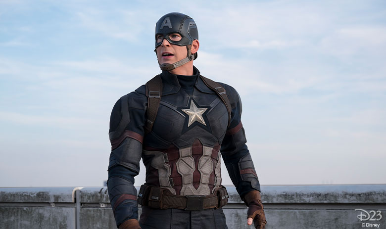 This D23-Exclusive Captain America Pin Set Celebrates 80 Star