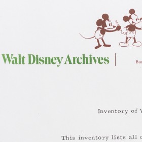 walt disney archives