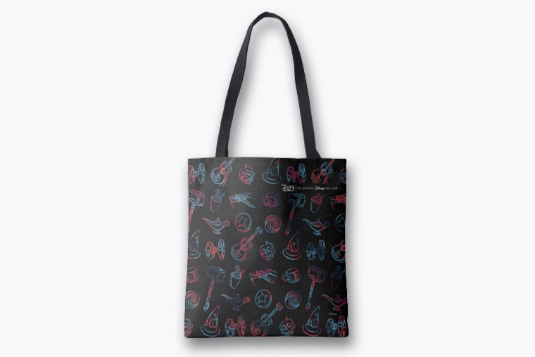 D23 Sketch Icons Tote Bag