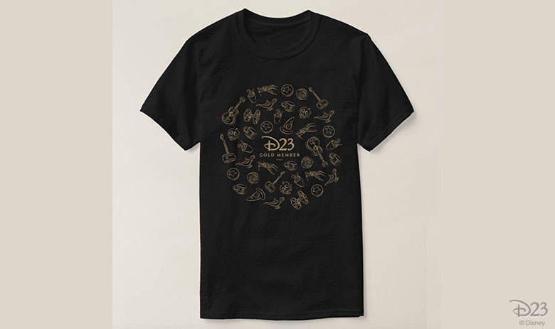 D23 Gold Member Sketch Design shirt