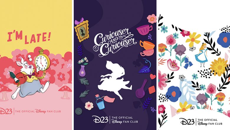 Make Your Phone A Wonderland With These Wallpapers Celebrating 70 Years Of Alice In Wonderland D23