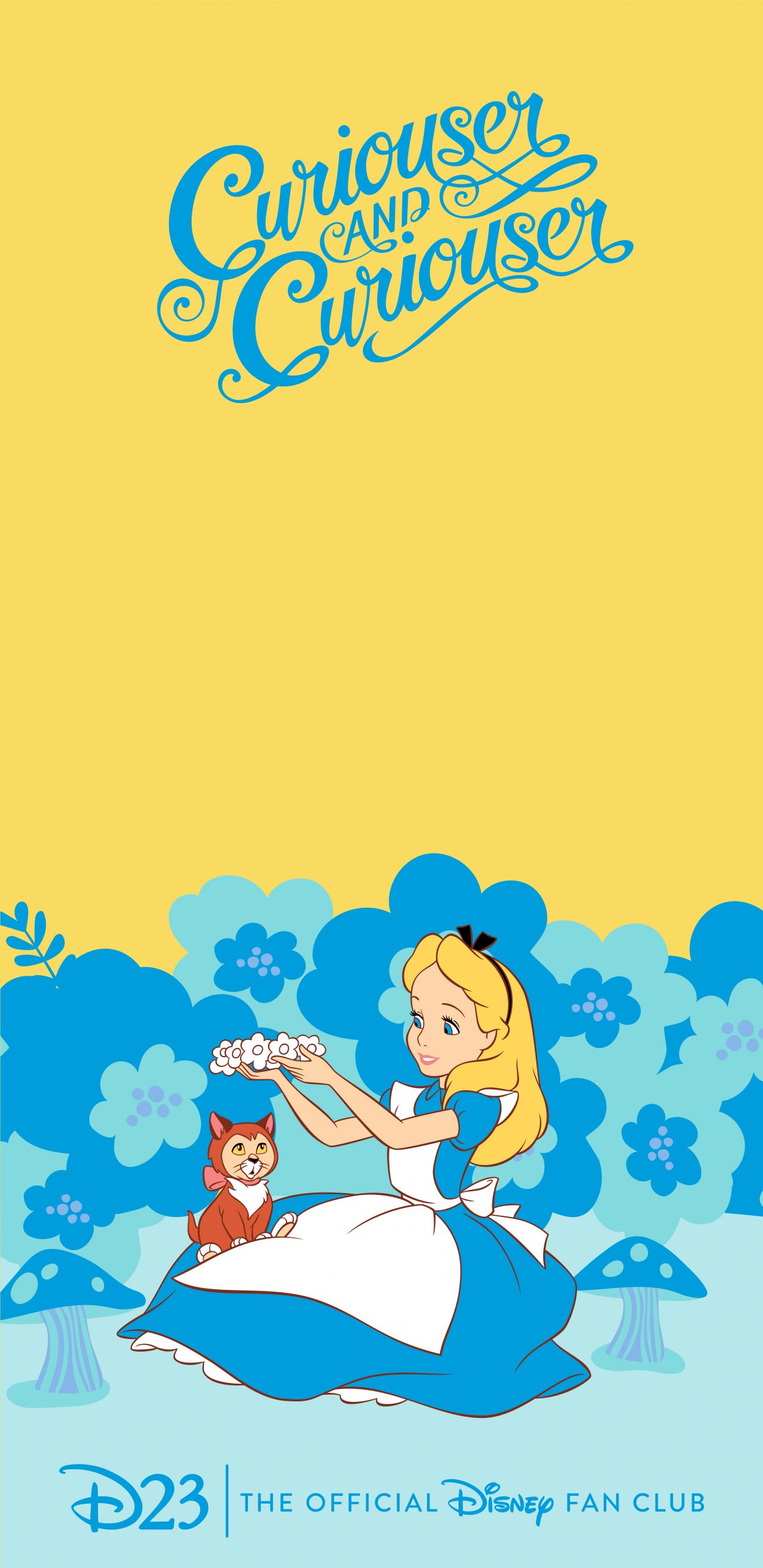 Make Your Phone a Wonderland with These Wallpapers Celebrating 70 Years of  Alice in Wonderland - D23