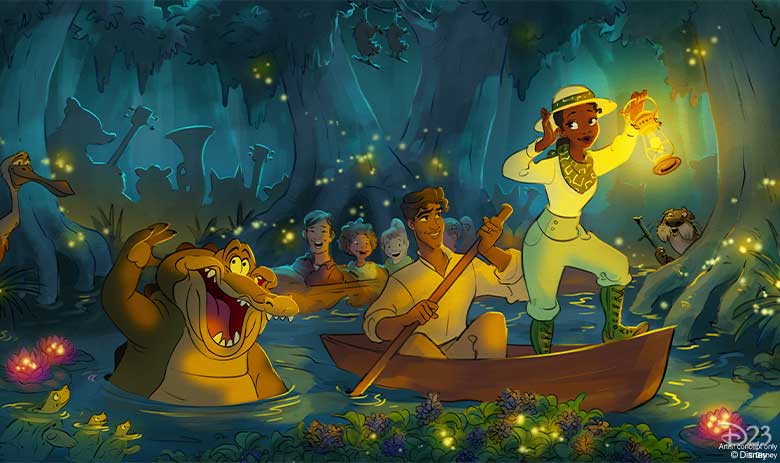 princess and the frog attraction