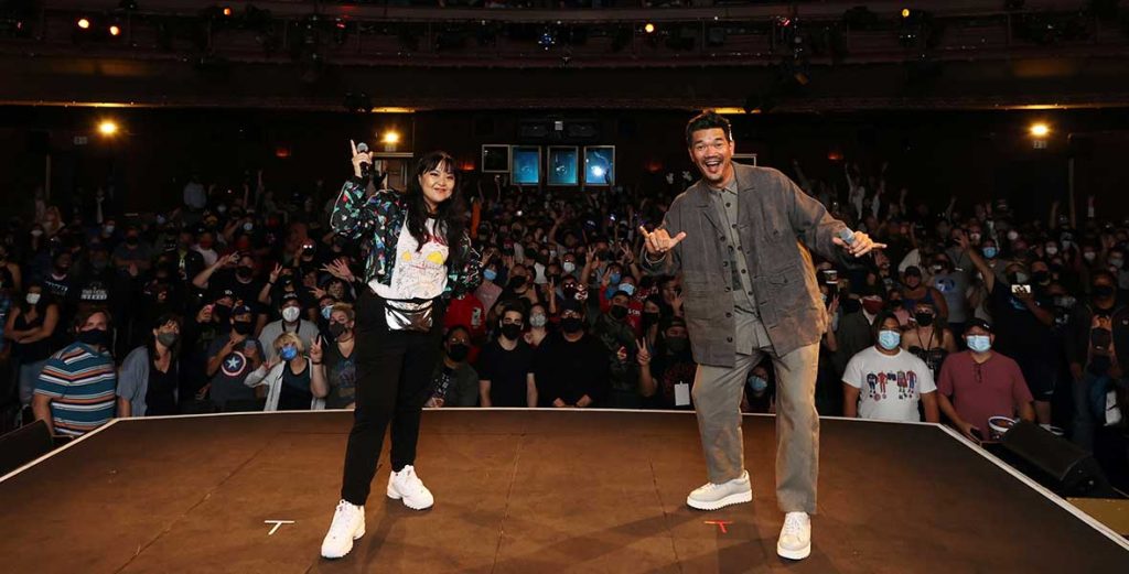 Shang-Chi and The Legend of The Ten Rings Director Destin Daniel Cretton Makes a Surprise Appearance at the El Capitan Theatre’s Opening Night Fan Event