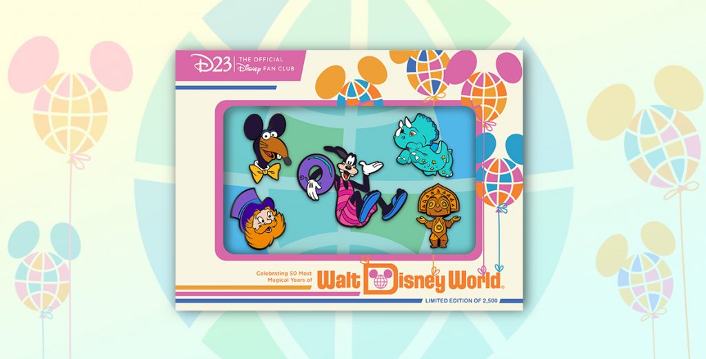 This New Pin Set Celebrates the Characters of “The Vacation Kingdom of the World”
