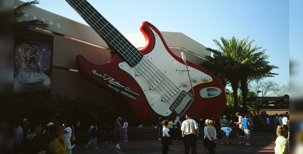 The ROCK 'N' ROLLER COASTER® Starring Aerosmith ride at DISNEY'S HOLLYWOOD  STUDIOS® takes you on a tour t…