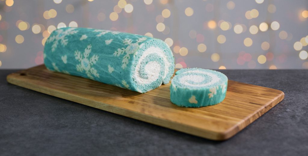 Mickey Snowflake Roll Cake Recipe