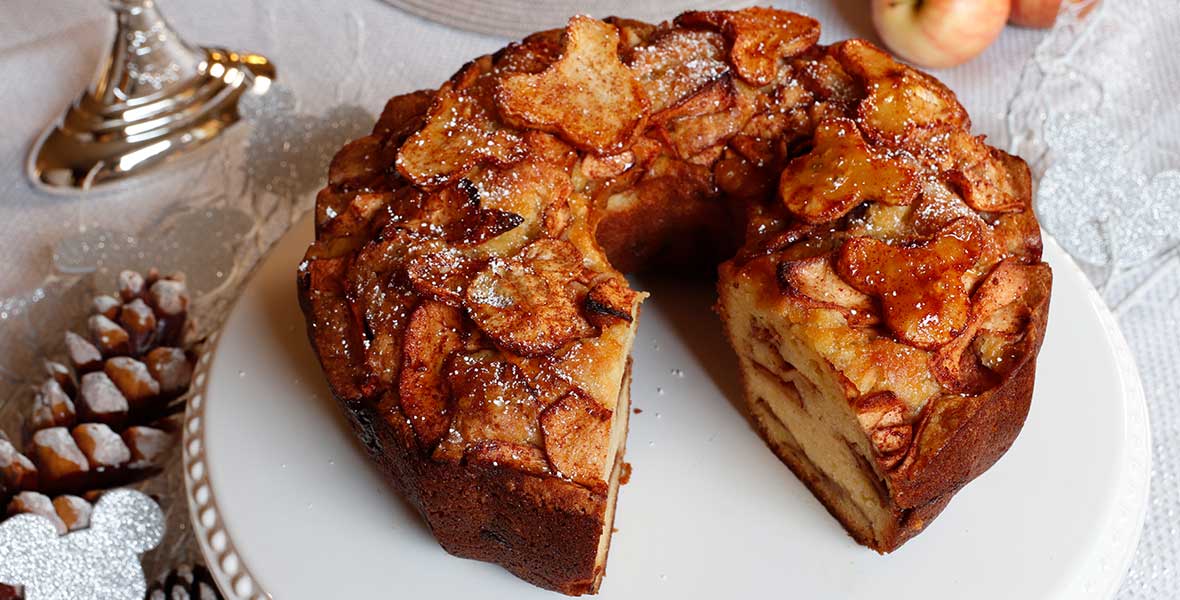 Cinnamon Apple Cake - Fitwaffle Kitchen