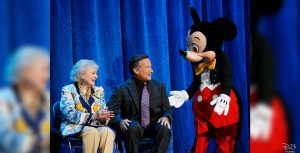 Betty White, Robin Williams, Mickey Mouse