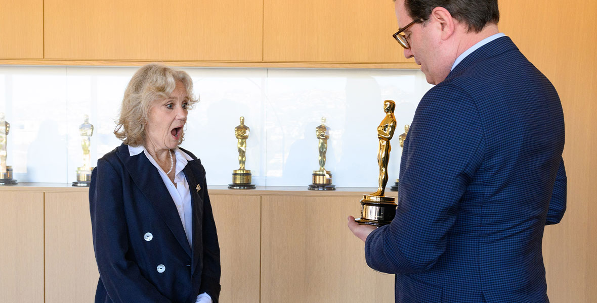 Disney Legend Hayley Mills Receives Replacement Oscar - D23