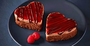 Ghirardelli Chocolate Raspberry Cheesecake Hearts