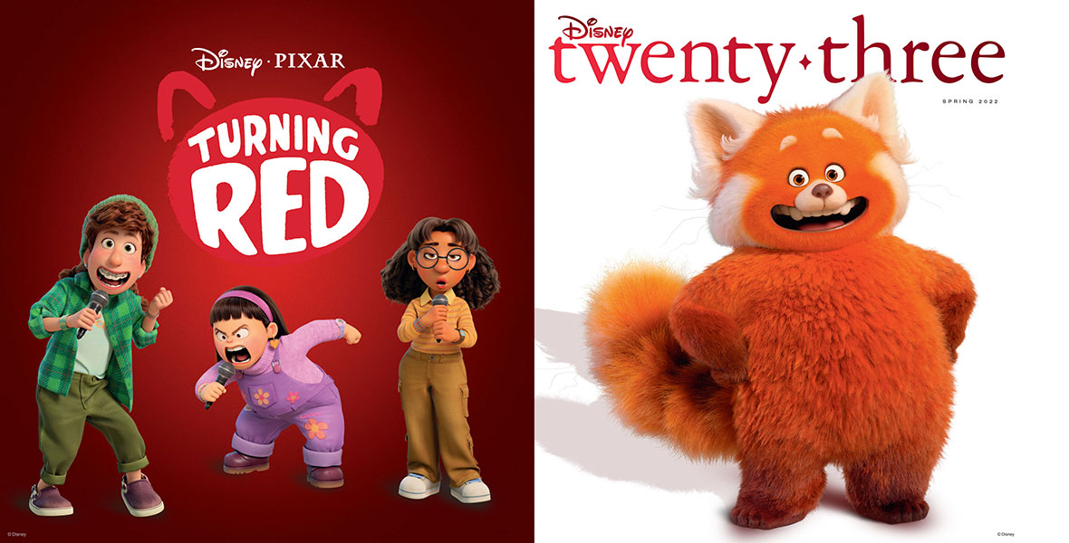 Turning Red Takes over the New Cover of Disney twenty-three - D23