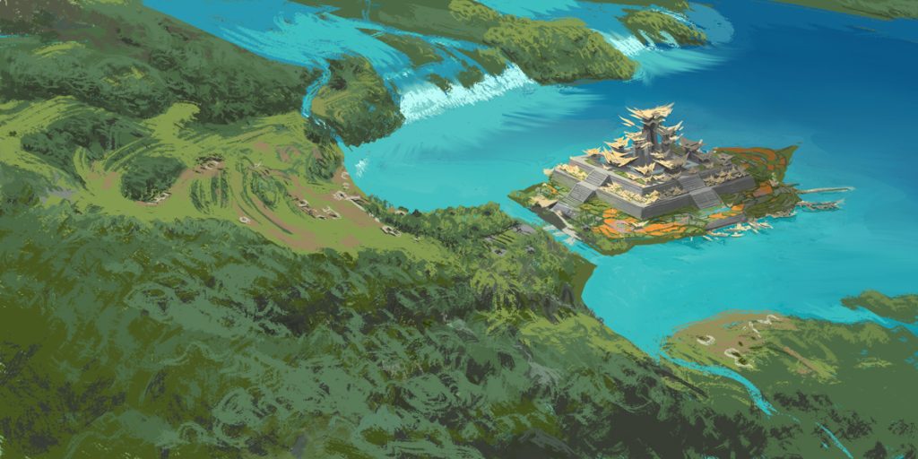 Situated near the head of the Dragon River, Fang’s position at the source of Kumandra’s water has allowed them to thrive while other Lands are infested with Druun. By digging a canal, the people have protected and isolated themselves on a heavily fortified island. Walt Disney Animation Studios’ “Raya and the Last Dragon” will be in theaters and on Disney+ with Premier Access on March 5, 2021.