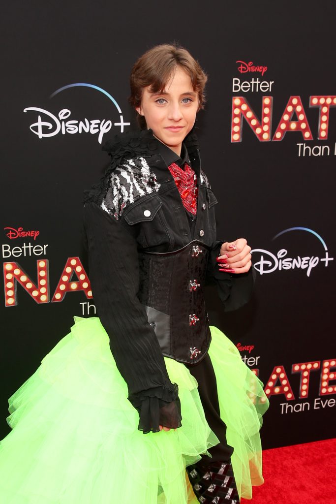 LOS ANGELES, CALIFORNIA - MARCH 15: Rueby Wood attends the Los Angeles Premiere of Disney's "Better Nate Than Ever" at El Capitan Theatre in [Hollywood], California on March 15, 2022. (Photo by Jesse Grant/Getty Images for Disney)