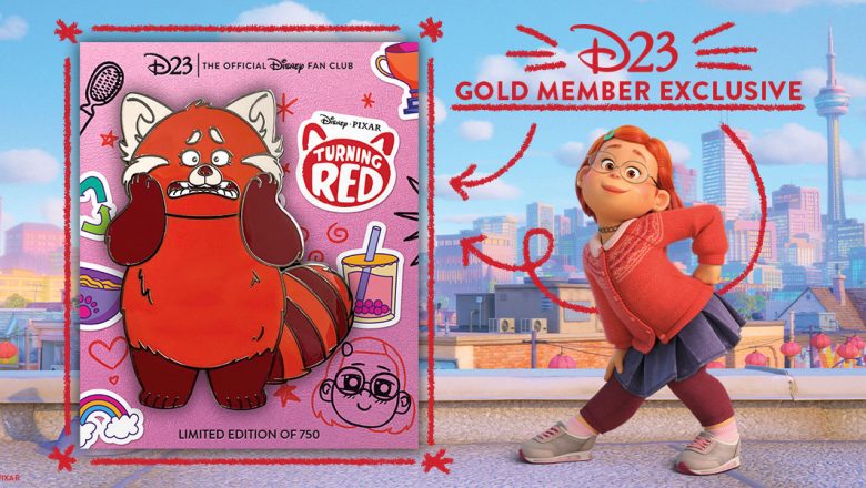 D23-Exclusive Turning Red Mei Lee Red Panda Jumbo Pin (SOLD OUT) - D23