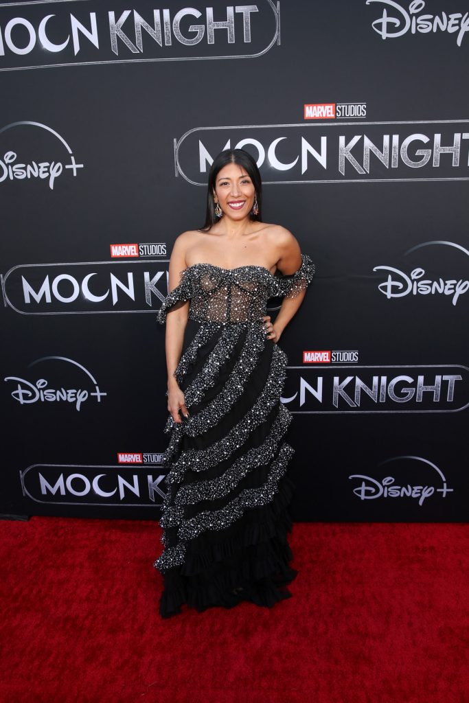 LOS ANGELES, CALIFORNIA - MARCH 22:  Díana Bermudez attends the Moon Knight Los Angeles Special Launch Event at the El Capitan Theatre in Hollywood, California on March 22, 2022. (Photo by Jesse Grant/Getty Images for Disney)