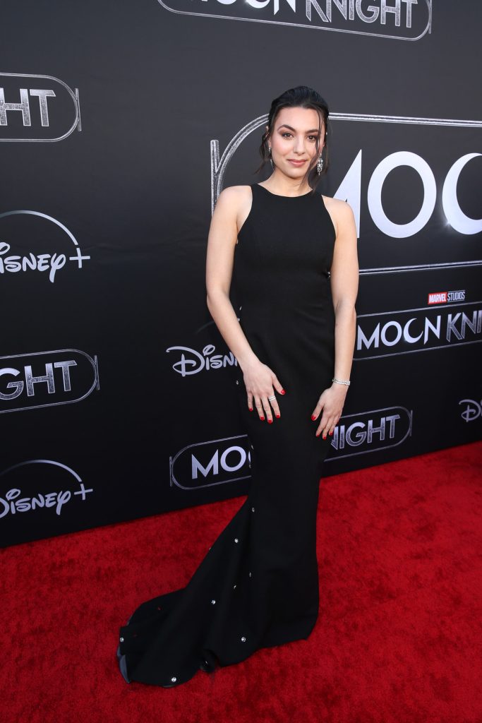 LOS ANGELES, CALIFORNIA - MARCH 22:  Antonia Salib attends the Moon Knight Los Angeles Special Launch Event at the El Capitan Theatre in Hollywood, California on March 22, 2022. (Photo by Jesse Grant/Getty Images for Disney)