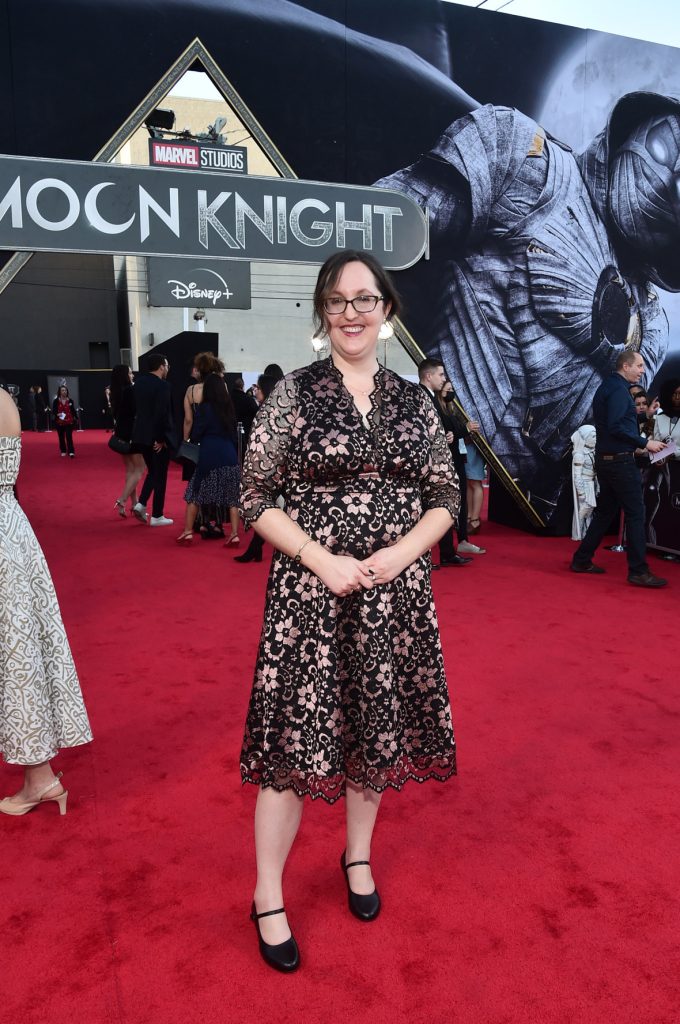 LOS ANGELES, CALIFORNIA - MARCH 22:  Rebecca Kirsch, Co-Executive Producer attends the Moon Knight Los Angeles Special Launch Event at the El Capitan Theatre in Hollywood, California on March 22, 2022. (Photo by Alberto E. Rodriguez/Getty Images for Disney)