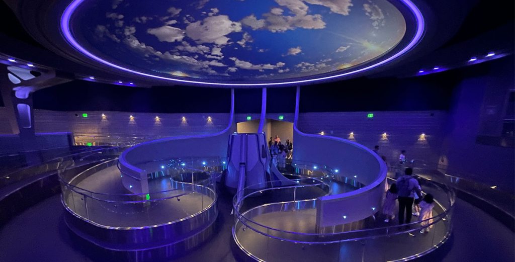 First Look Inside the Queue for Guardians of the Galaxy: Cosmic Rewind at EPCOT