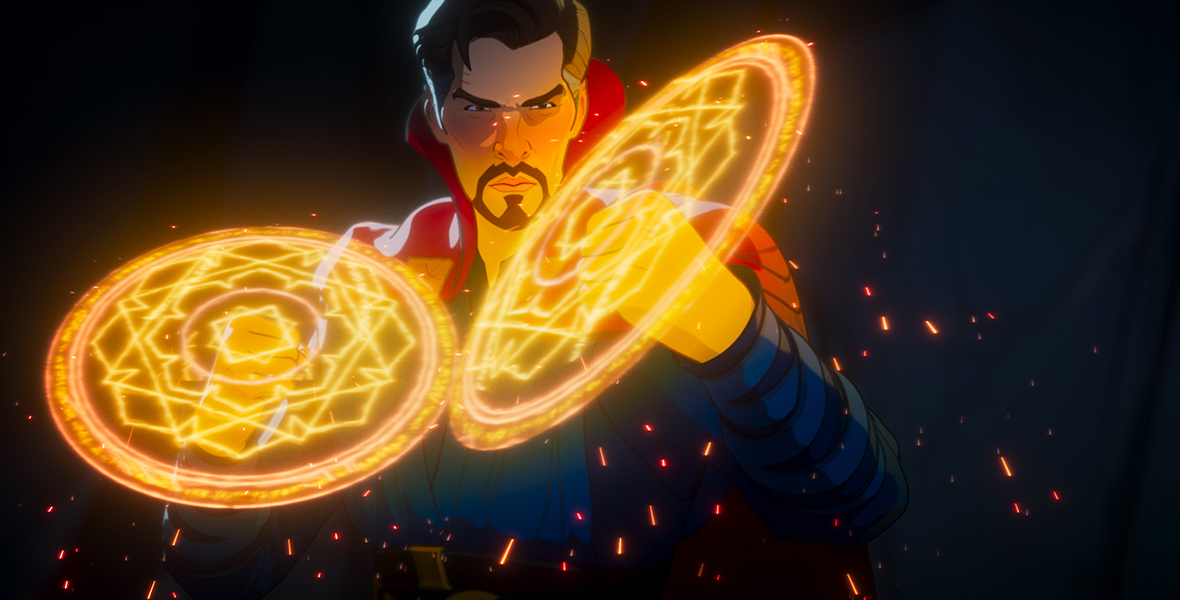 Stephen Strange conjures powerful shields in What If...? (2021) 