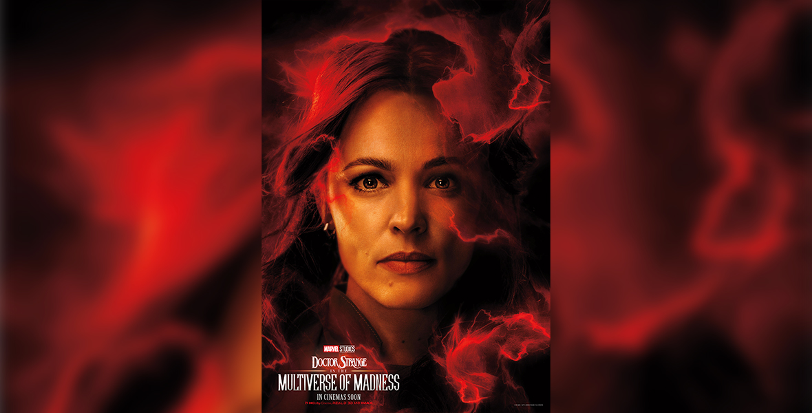 Rachel McAdams as Doctor Christine Palmer in Marvel Studios’ Doctor Strange in the Multiverse of Madness.