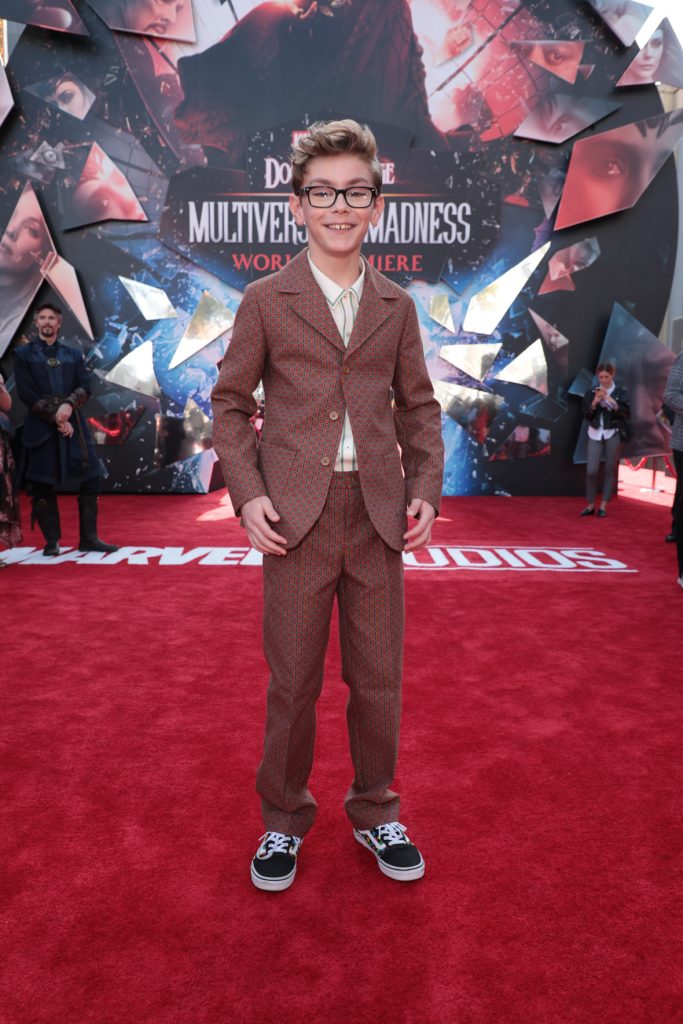 Star Julian Hilliard attends the world premiere of Marvel Studios’ Doctor Strange in the Multiverse of Madness.