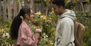 Lexi Underwood and Chosen Jacobs in Disney+’s Sneakerella