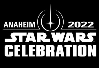 Star Wars Celebration Anaheim 2022 logo on a black background