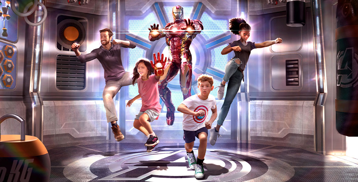 A dynamic “freeze frame” video sequence, created by Disney PhotoPass with 27 cameras all around the action, will capture your meetings with Captain Marvel or Iron Man and turn them into unforgettable moments—only at Marvel Avengers Campus at Disneyland Paris!