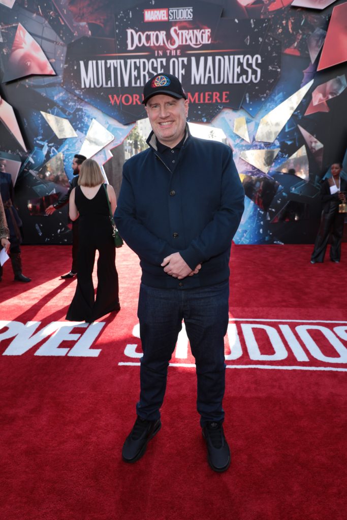 Producer Kevin Feige attends the world premiere of Marvel Studios’ Doctor Strange in the Multiverse of Madness.