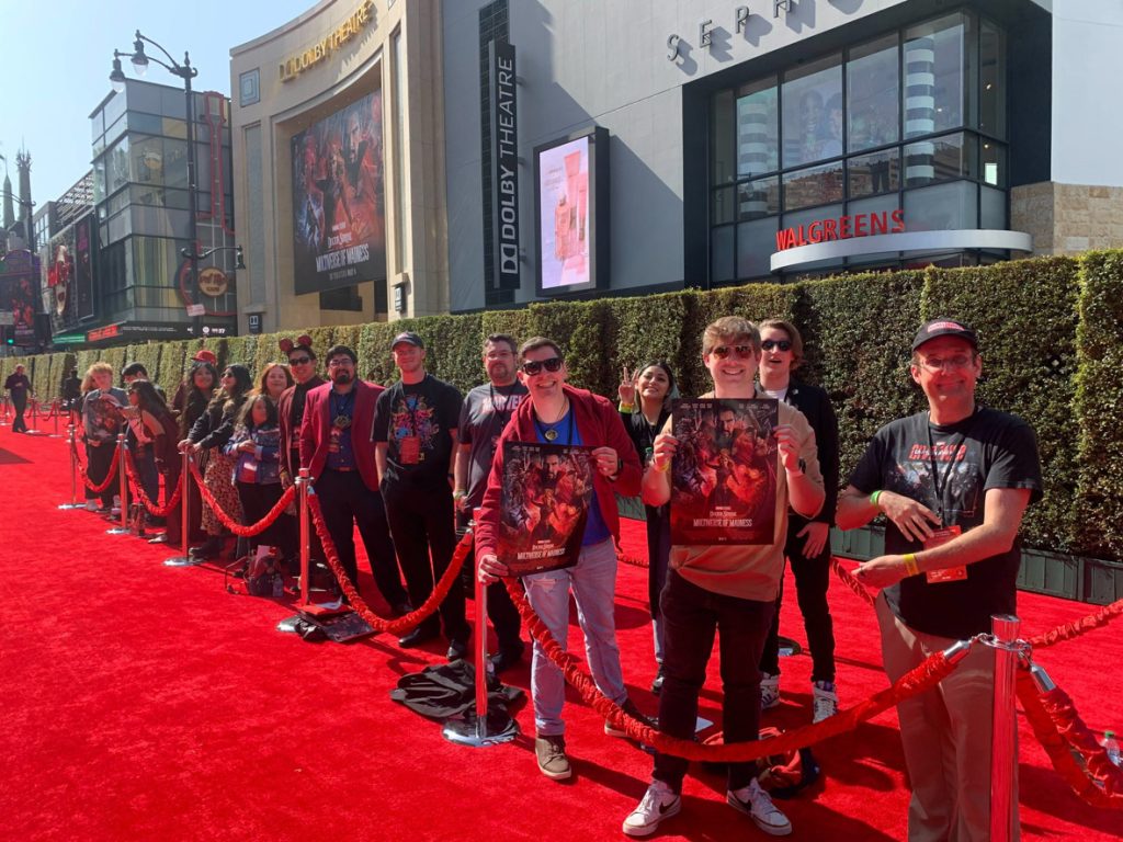 D23 Members gather on the red carpet for the world premiere of Marvel Studios’ Doctor Strange in the Multiverse of Madness.