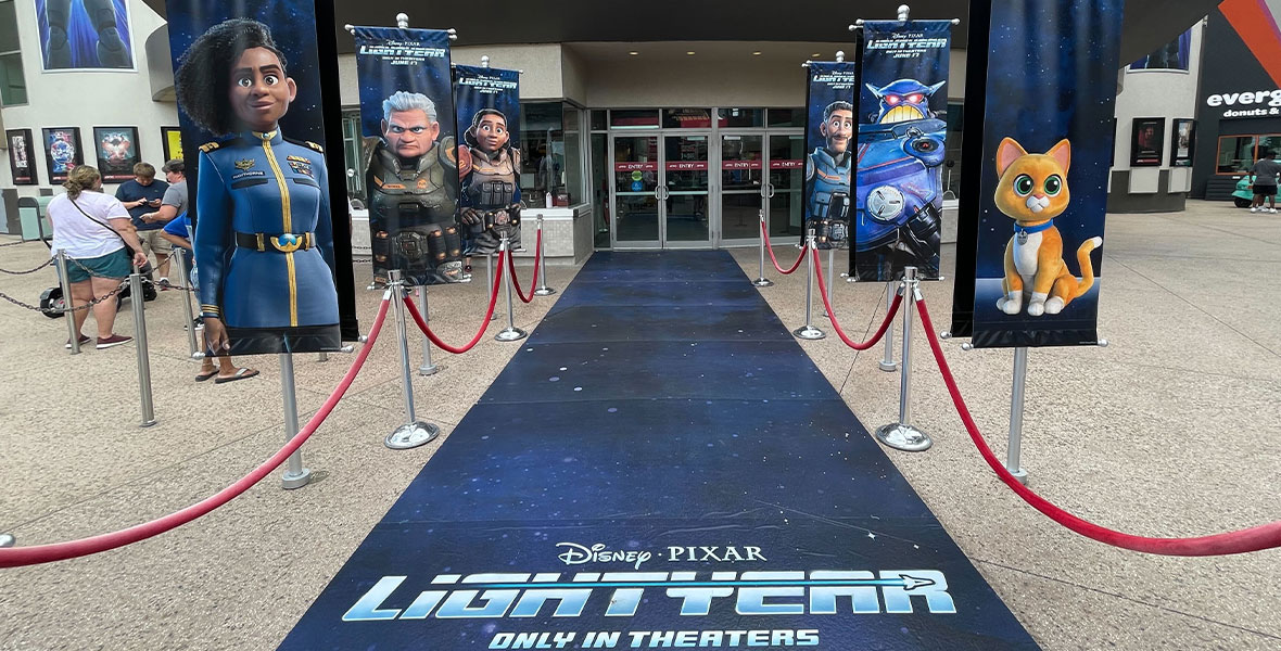 D23 Gold members attend for a rocket-powered adventure into Lightyear!