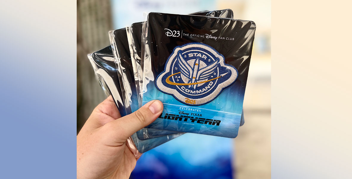 D23 Gold members receive a special patch, direct from Star Command and D23!