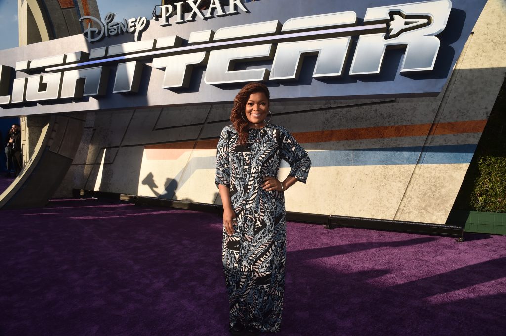 Yvette Nicole Brown attends the world premiere of Disney and Pixar’s Lightyear at El Capitan Theatre in Hollywood, California.