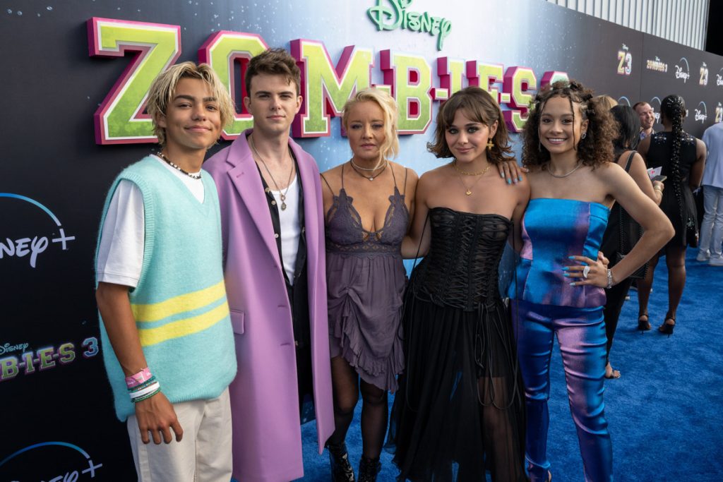 The ZOMBIES 3 cast for IMDB's portrait studio at the #D23Expo